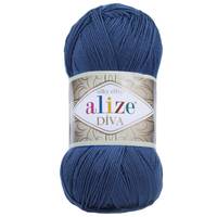 Obrázok ku produktu Pletacia priadza Alize DIVA 279 modrá tmavá