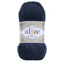 Obrázok ku produktu Pletacia priadza Alize DIVA 361 modrá tmavá