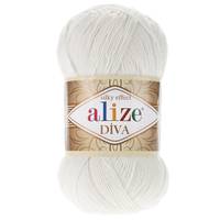 Obrázok ku produktu Pletacia priadza Alize DIVA 450 smotanová