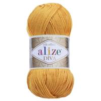 Obrázok ku produktu Pletacia priadza Alize DIVA 488 žltá