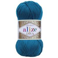 Obrázok ku produktu Pletacia priadza Alize DIVA 646 modrá tmavá
