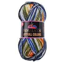 Obrázok ku produktu Pletacia priazda Himalaya JOYFULL COLORS 80204 zelená oranžová biela