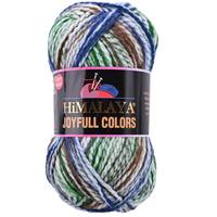 Obrázok ku produktu Pletacia priazda Himalaya JOYFULL COLORS 80206 zelená biale sivá