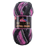 Obrázok ku produktu Pletacia priazda Himalaya JOYFULL COLORS 80208 čierna ružová sivá