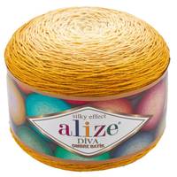 Obrázok ku produktu Pletacia priadza Alize DIVA OMBRÉ BATIK 7358 žltá