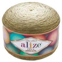 Obrázok ku produktu Pletacia priadza Alize DIVA OMBRÉ BATIK 7374 zelená