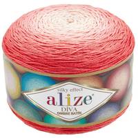 Obrázok ku produktu Pletacia priadza Alize DIVA OMBRÉ BATIK 7381 červená