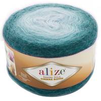 Obrázok ku produktu Pletacia vlna Alize ANGORA GOLD OMBRE BATIK 7230 modrá