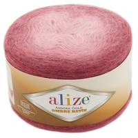 Obrázok ku produktu Pletacia vlna Alize ANGORA GOLD OMBRE BATIK 7247 ružová