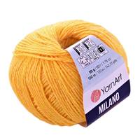 Obrázok ku produktu Pletacia vlna YarnArt MILANO 863 žltá