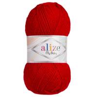 Obrázok ku produktu Pletacia priadza Alize MY BABY 106 červená