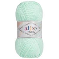 Obrázok ku produktu Pletacia priadza Alize MY BABY 019 zelená svetlá
