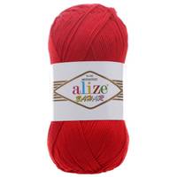 Obrázok ku produktu Pletacia priadza Alize BAHAR 056 červená