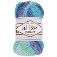 Obrázok ku produktu Pletacia priadza Alize BAHAR BATIK 1767 modrá fialová