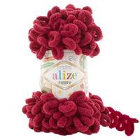 Obrázok ku produktu Pletacia priadza Alize PUFFY 107 bordová