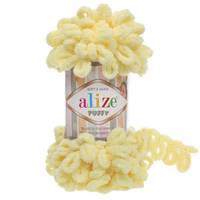 Obrázok ku produktu Pletacia priadza Alize PUFFY 013 žltá svetlá