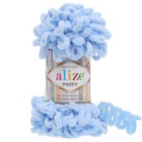 Obrázok ku produktu Pletacia priadza Alize PUFFY 183 modrá svetlá