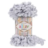 Obrázok ku produktu Pletacia priadza Alize PUFFY 416 sivá