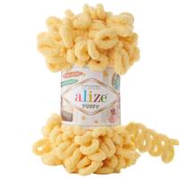 Obrázok ku produktu Pletacia priadza Alize PUFFY 509 žltá