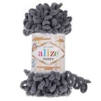 Obrázok ku produktu Pletacia priadza Alize PUFFY 087 sivá