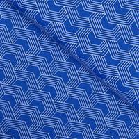 Obrázok ku produktu BAVLNENÁ LÁTKA vzor modrá biela