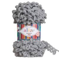 Obrázok ku produktu Pletacia priadza Alize PUFFY FINE 343 sivá