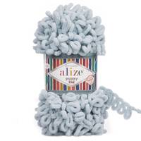 Obrázok ku produktu Pletacia priadza Alize PUFFY FINE 500 sivá