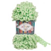 Obrázok ku produktu Pletacia priadza Alize PUFFY FINE 516 zelená svetlá