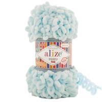 Obrázok ku produktu Pletacia priadza Alize PUFFY FINE 522 modrá svetlá