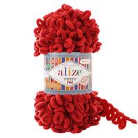 Obrázok ku produktu Pletacia priadza Alize PUFFY FINE 056 červená