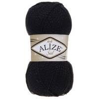 Obrázok ku produktu Pletacia priadza Alize SAL SIM 60 čierna