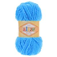Obrázok ku produktu Pletacia priadza Alize SOFTY 364 modrá tyrkysová