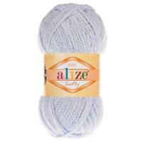 Obrázok ku produktu Pletacia priadza Alize SOFTY 416 sivá svetlá