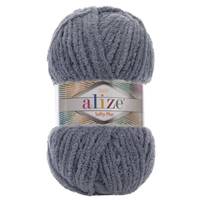 Obrázok ku produktu Pletacia priadza Alize SOFTY PLUS 087 sivá tmavá