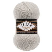 Obrázok ku produktu Pletacia vlna Alize SUPERLANA KLASIK 208 sivá svetlá