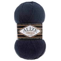 Obrázok ku produktu Pletacia vlna Alize SUPERLANA KLASIK 058 modrá tmavá