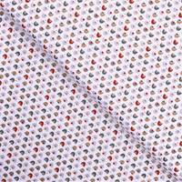 Obrázok ku produktu BAVLNENÁ LÁTKA vzory biela červená hnedá