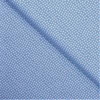 Obrázok ku produktu BAVLNENÁ LÁTKA ryža biela modrá