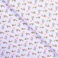 Obrázok ku produktu BAVLNENÁ LÁTKA vtáčik biela zelená modrá