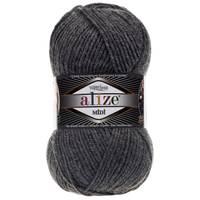 Obrázok ku produktu Pletacia vlna Alize SUPERLANA MIDI 182 sivá tmavá