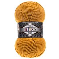 Obrázok ku produktu Pletacia vlna Alize SUPERLANA MIDI 002 žltá okrová