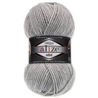 Obrázok ku produktu Pletacia vlna Alize SUPERLANA MIDI 208 sivá svetlá