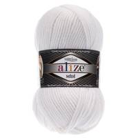 Obrázok ku produktu Pletacia vlna Alize SUPERLANA MIDI 055 biela