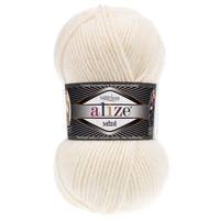 Obrázok ku produktu Pletacia vlna Alize SUPERLANA MIDI 062 biela smotanová