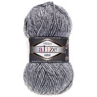 Obrázok ku produktu Pletacia vlna Alize SUPERLANA MIDI 801 sivá tmavá