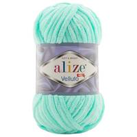 Obrázok ku produktu Pletacia priadza AlizeVELLUTO 019 zelená mentolová
