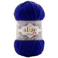 Obrázok ku produktu Pletacia priadza Alize VELLUTO 360 modrá sýta