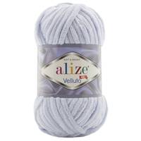 Obrázok ku produktu Pletacia priadza Alize VELLUTO 416 sivá svetlá