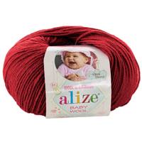 Obrázok ku produktu Pletacia vlna Alize BABY WOOL 106 bordová
