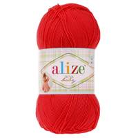 Obrázok ku produktu Pletacia priadza Alize DIVA BABY 056 ružová červená